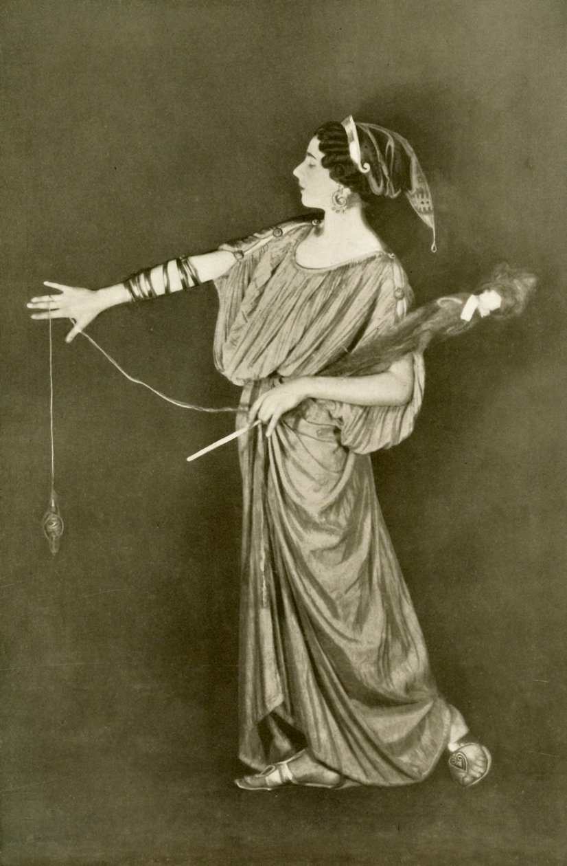 Kobieta z ludu, V wiek p.n.e., 1924. autorstwa Herbert Norris