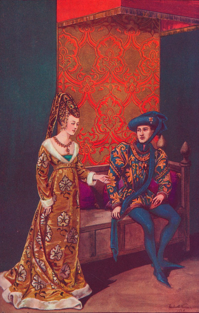 Philippe Le Bon, książę Burgundii i Isabelle Portugalii, 1440-1445, 1926 autorstwa Herbert Norris