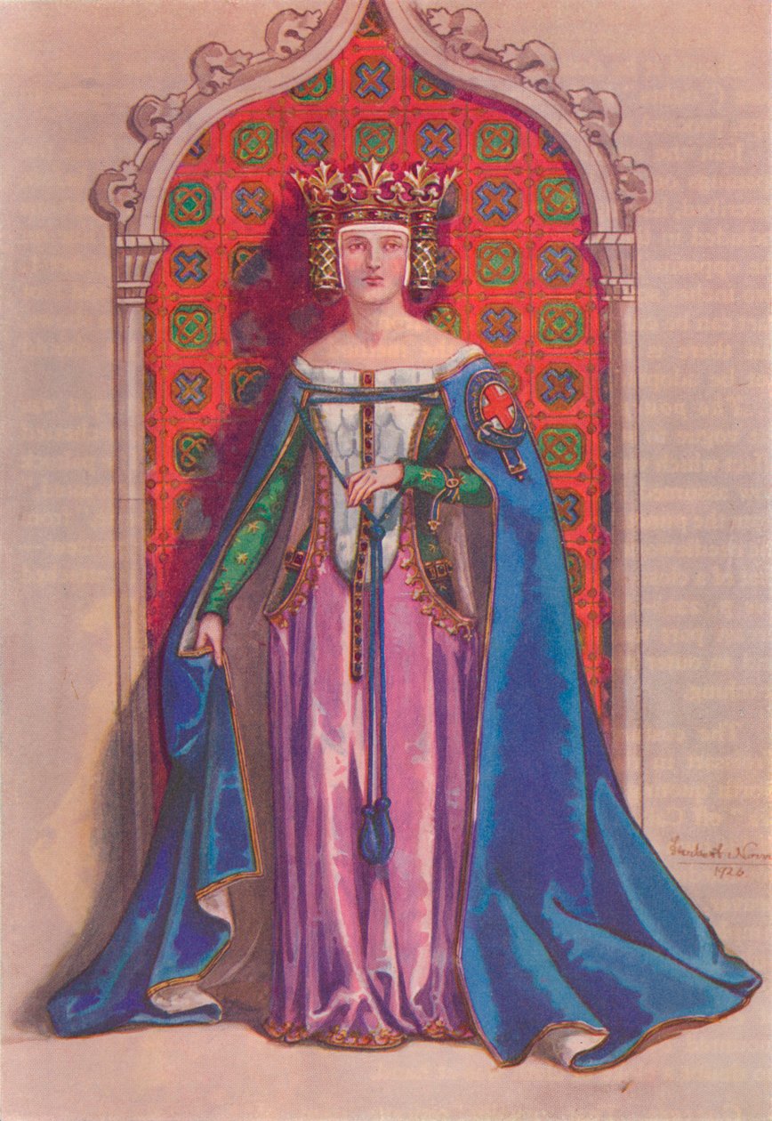 Królowa Filipa 1350, 1926 autorstwa Herbert Norris