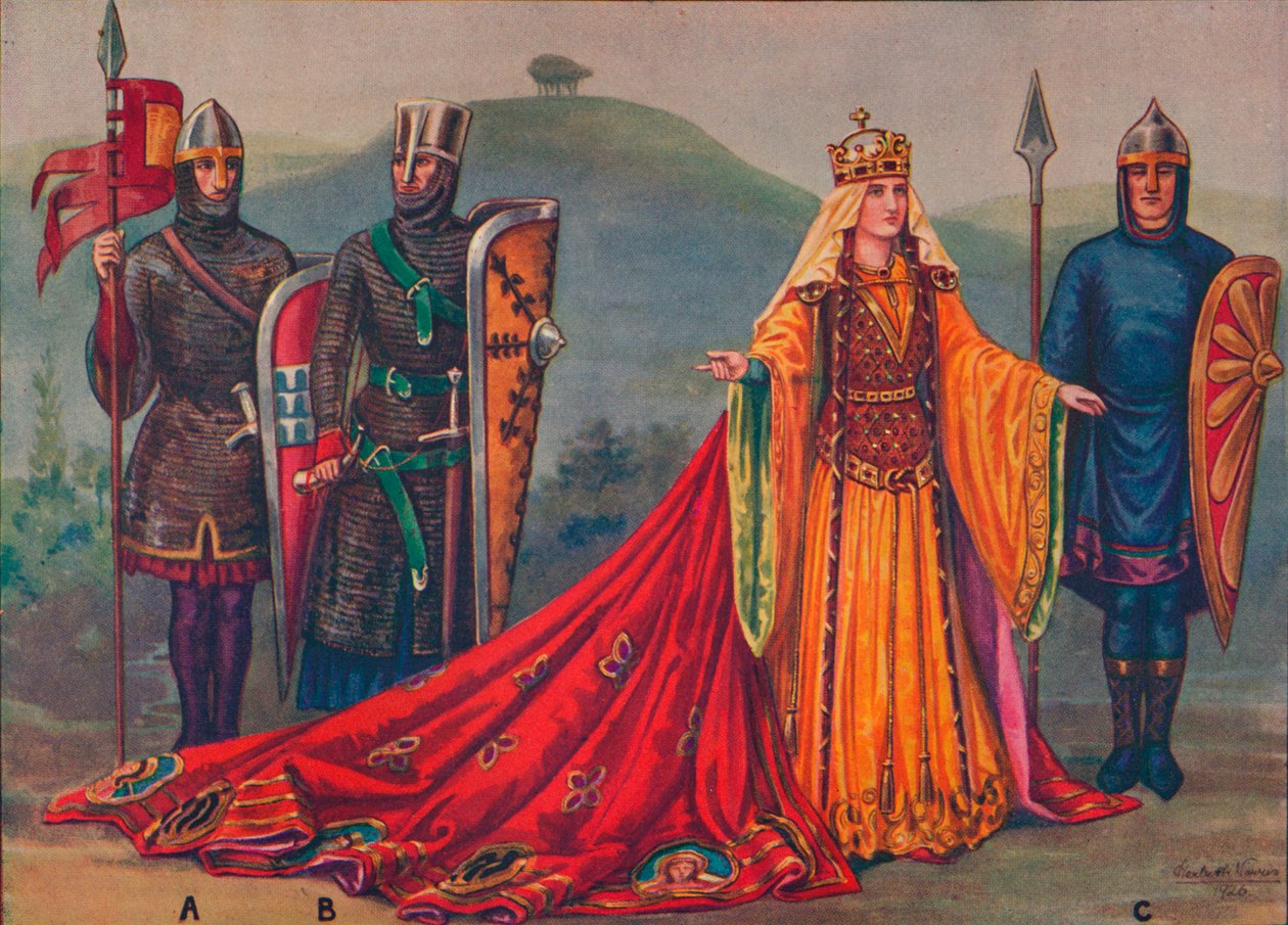 Pani Anglików, 1141, 1926 autorstwa Herbert Norris