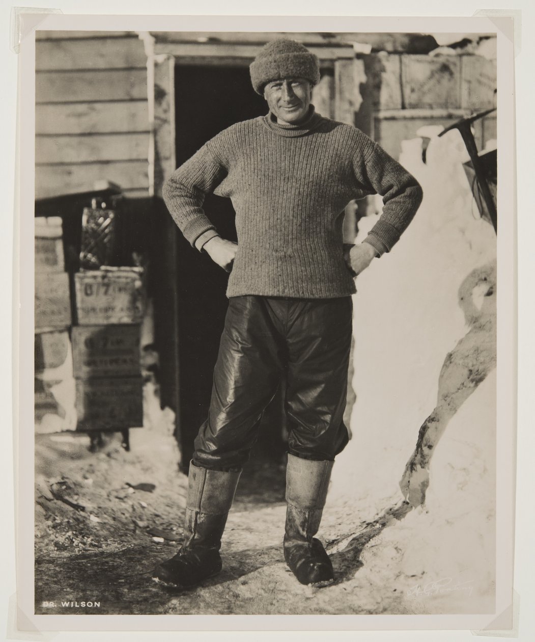 Dr Wilson z wyprawy „Terra Nova” (1910-13) na biegun południowy, kierowanej przez kapitana Scotta (odbitka bromkowa) autorstwa Herbert Ponting
