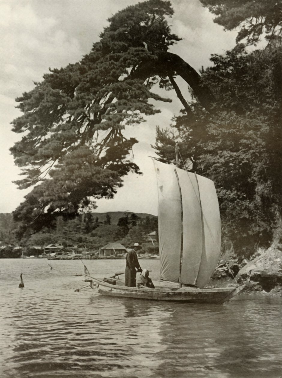 W zatoce Matsushima, 1910. autorstwa Herbert Ponting