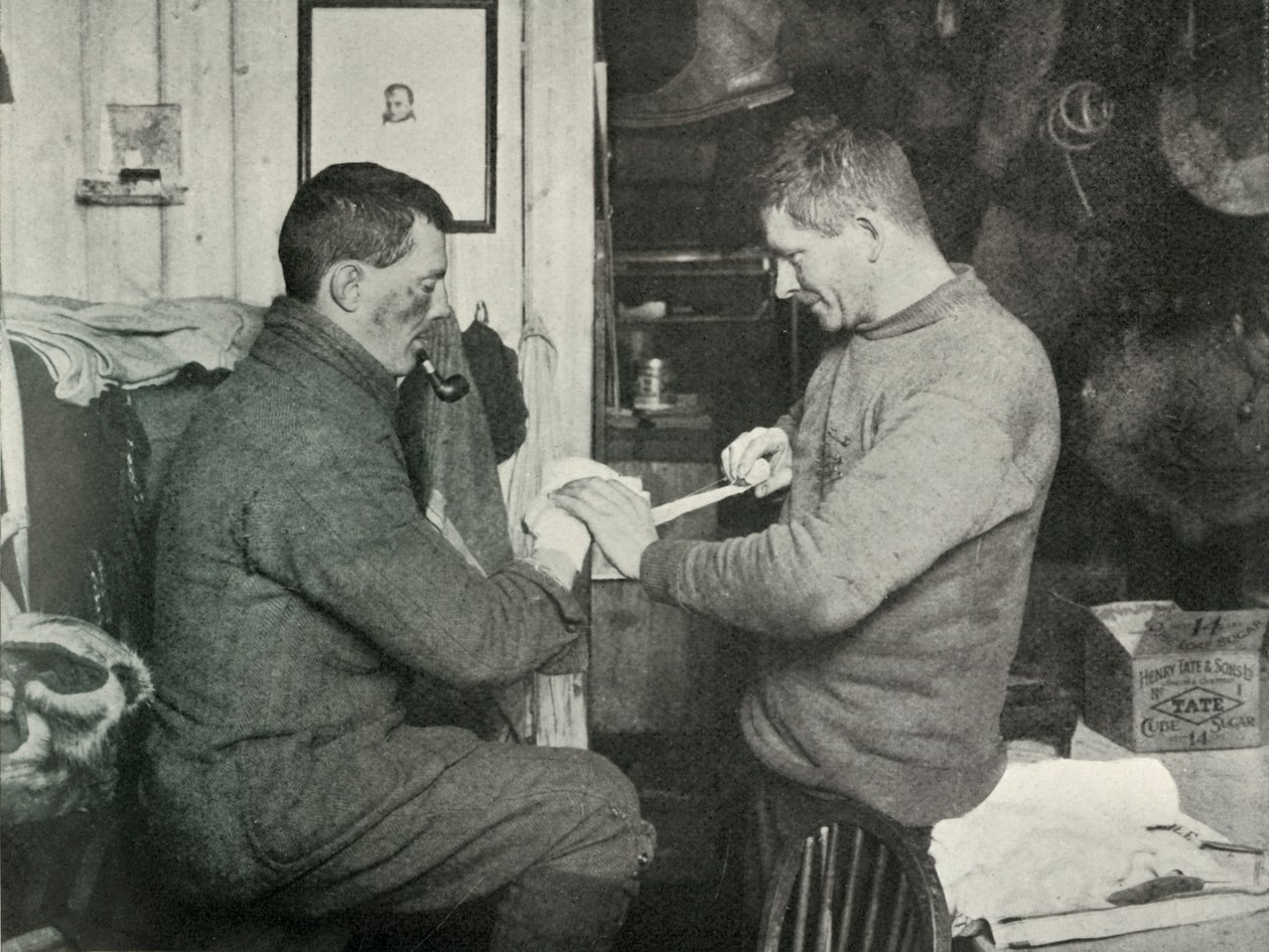 Bosman Evans Wiązanie Dr. Atkinsons Hand, 5 lipca 1911, 1913 autorstwa Herbert Ponting