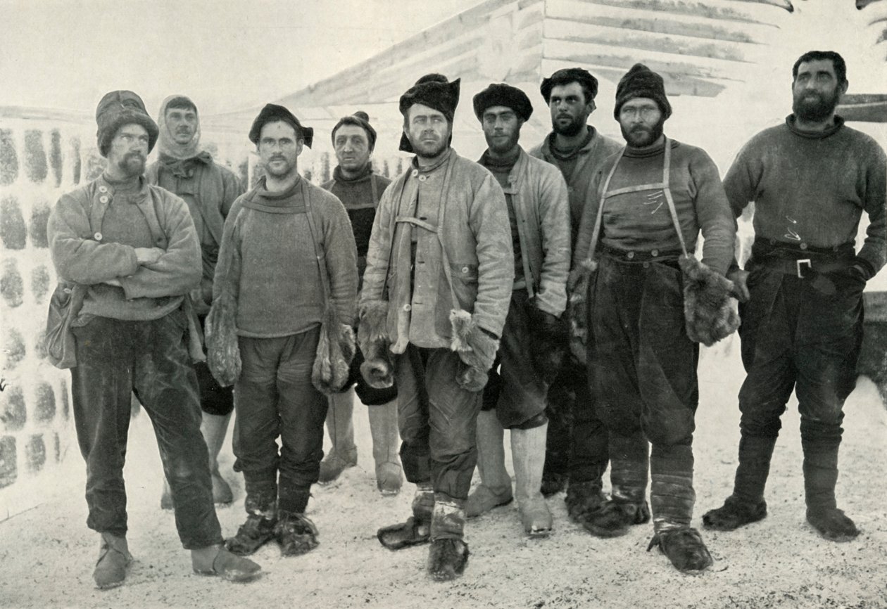 Depôt Laying i zachodnie partie po powrocie do Cape Evans, 13 kwietnia 1911, 1913. autorstwa Herbert Ponting
