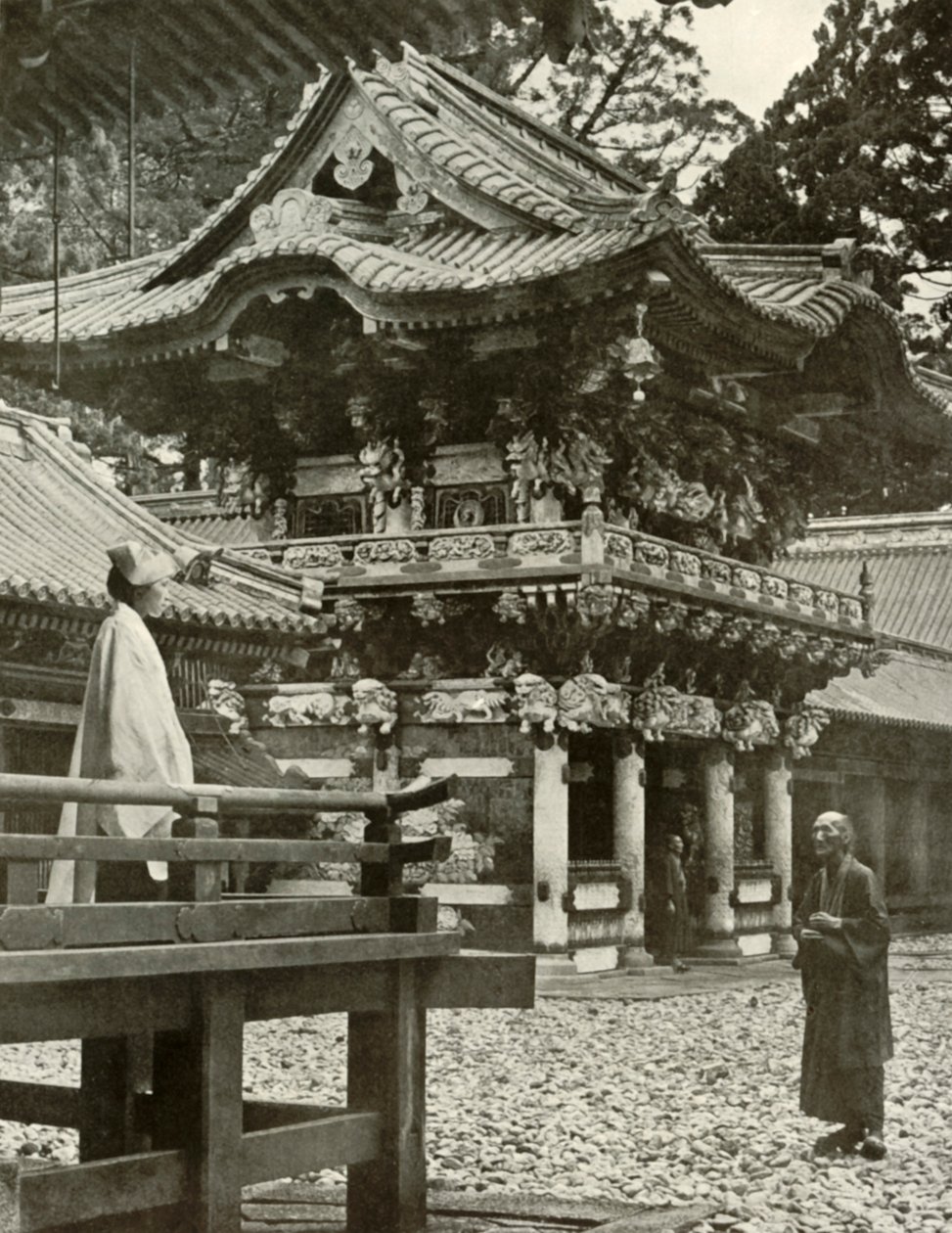 Średnia długość życia jest w Nikko, 1910. autorstwa Herbert Ponting