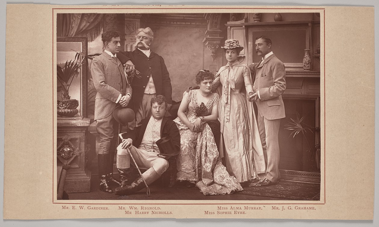 "A Run of Luck" w Drury Lane Theatre autorstwa Herbert Rose Barraud