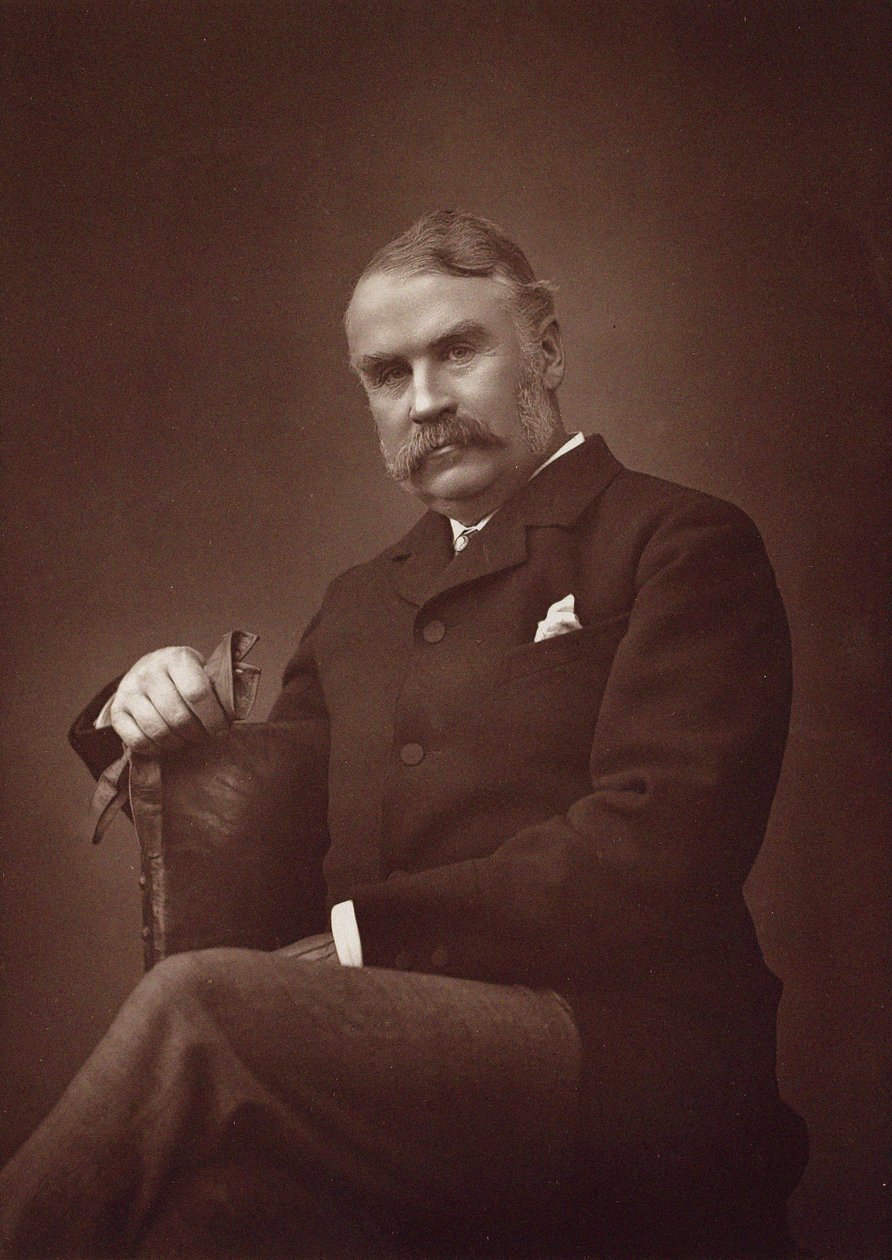 Portret Sir Williama Schwencka Gilberta 1836-1911. autorstwa Herbert Rose Barraud