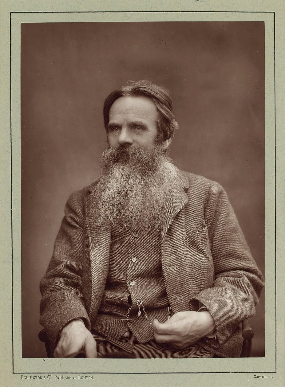Portret malarza Williama Holmana Hunta 1827-1910, ok. 1885. autorstwa Herbert Rose Barraud
