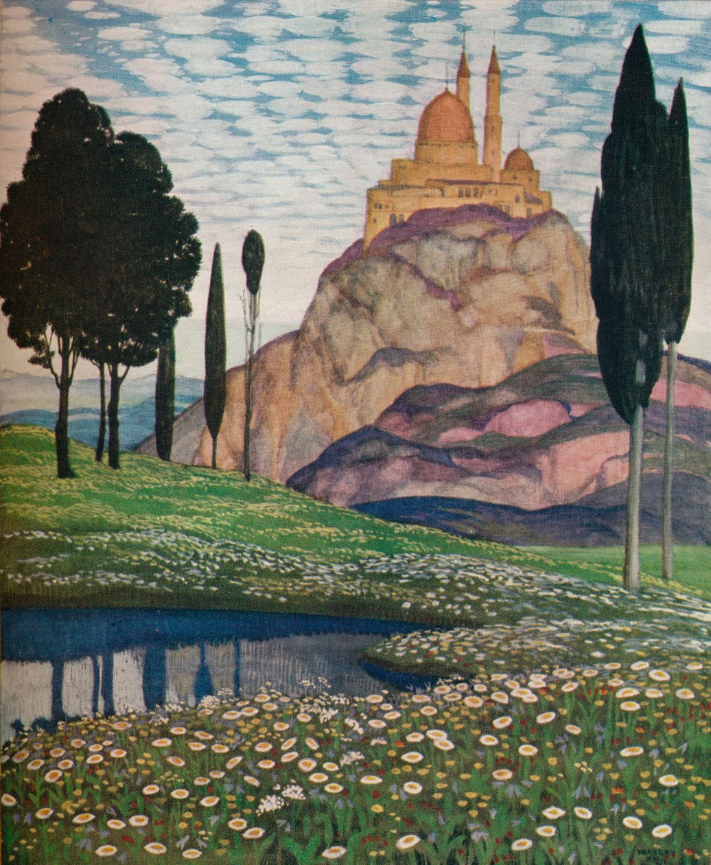 „Qualsburg”, ok. 1926 r. autorstwa Herbert Von Reyl Hanisch