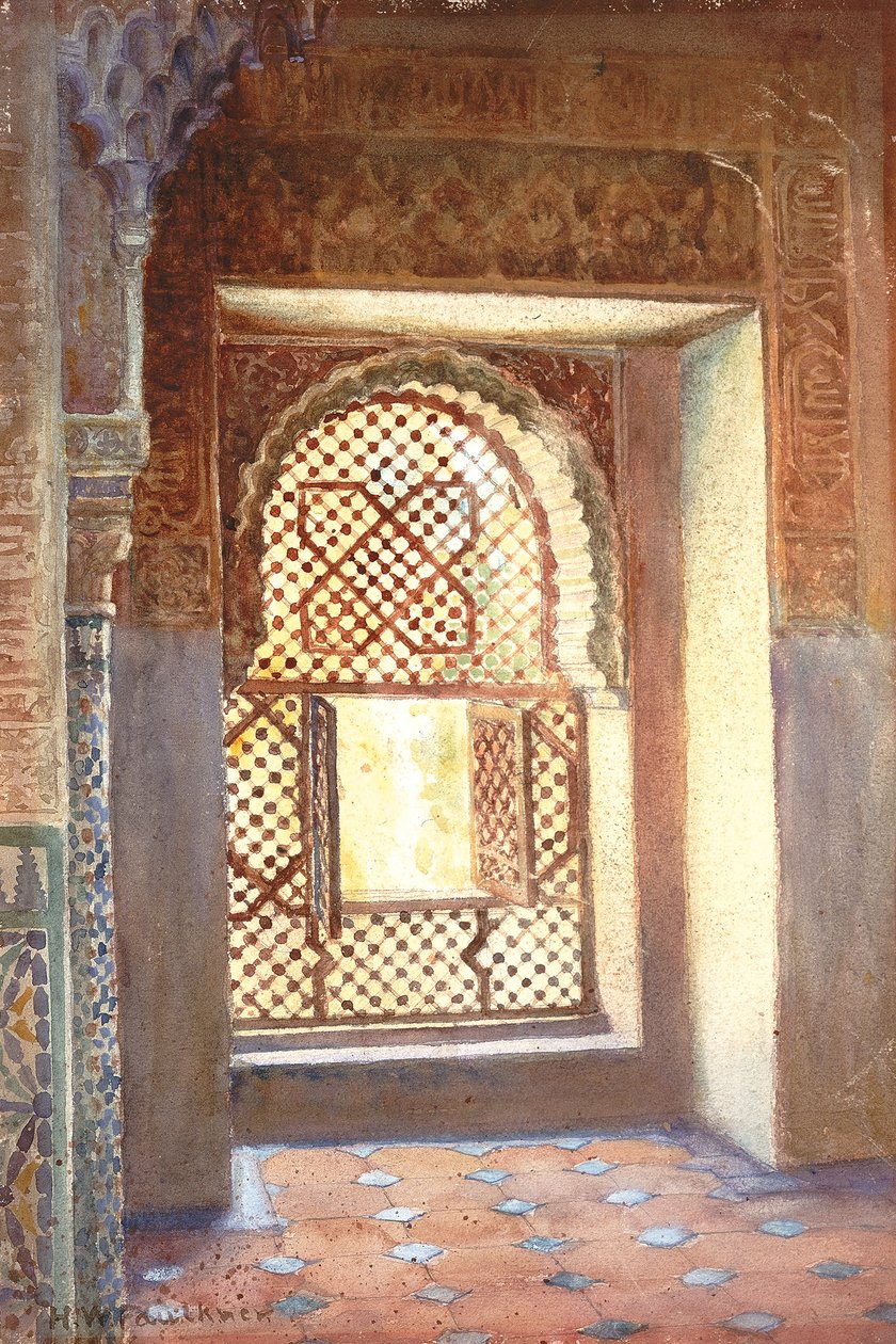 Okno w Sali Sprawiedliwości, 1906. autorstwa Herbert W. Faulkner