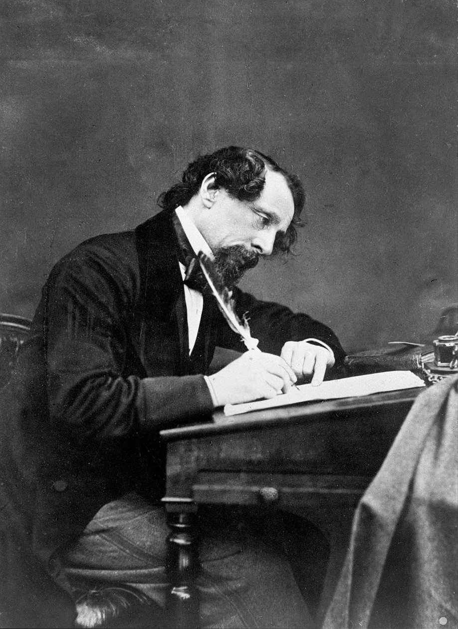 Karol Dickens, 1858 r autorstwa Herbert Watkins