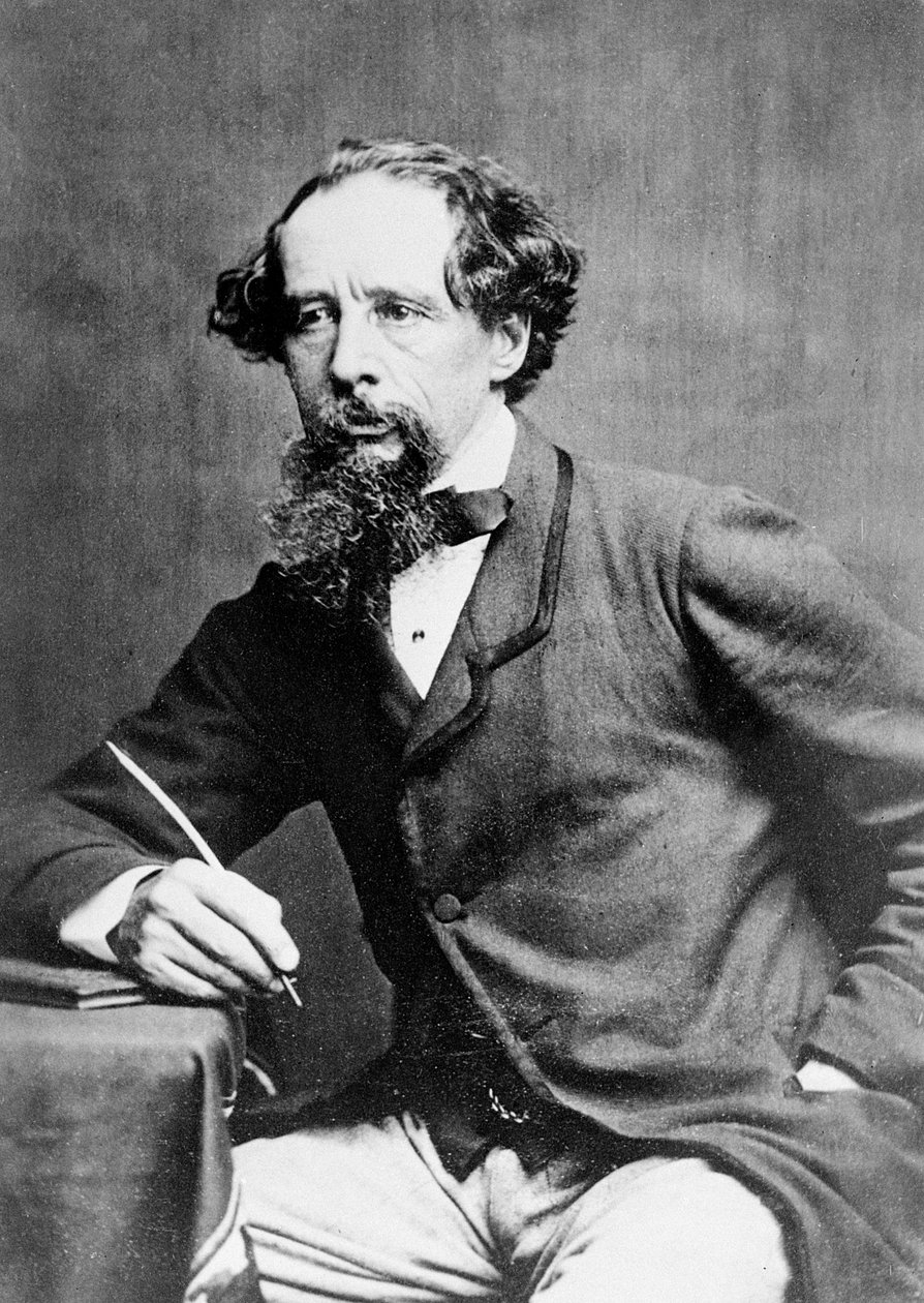 Karol Dickens, 1861 autorstwa Herbert Watkins