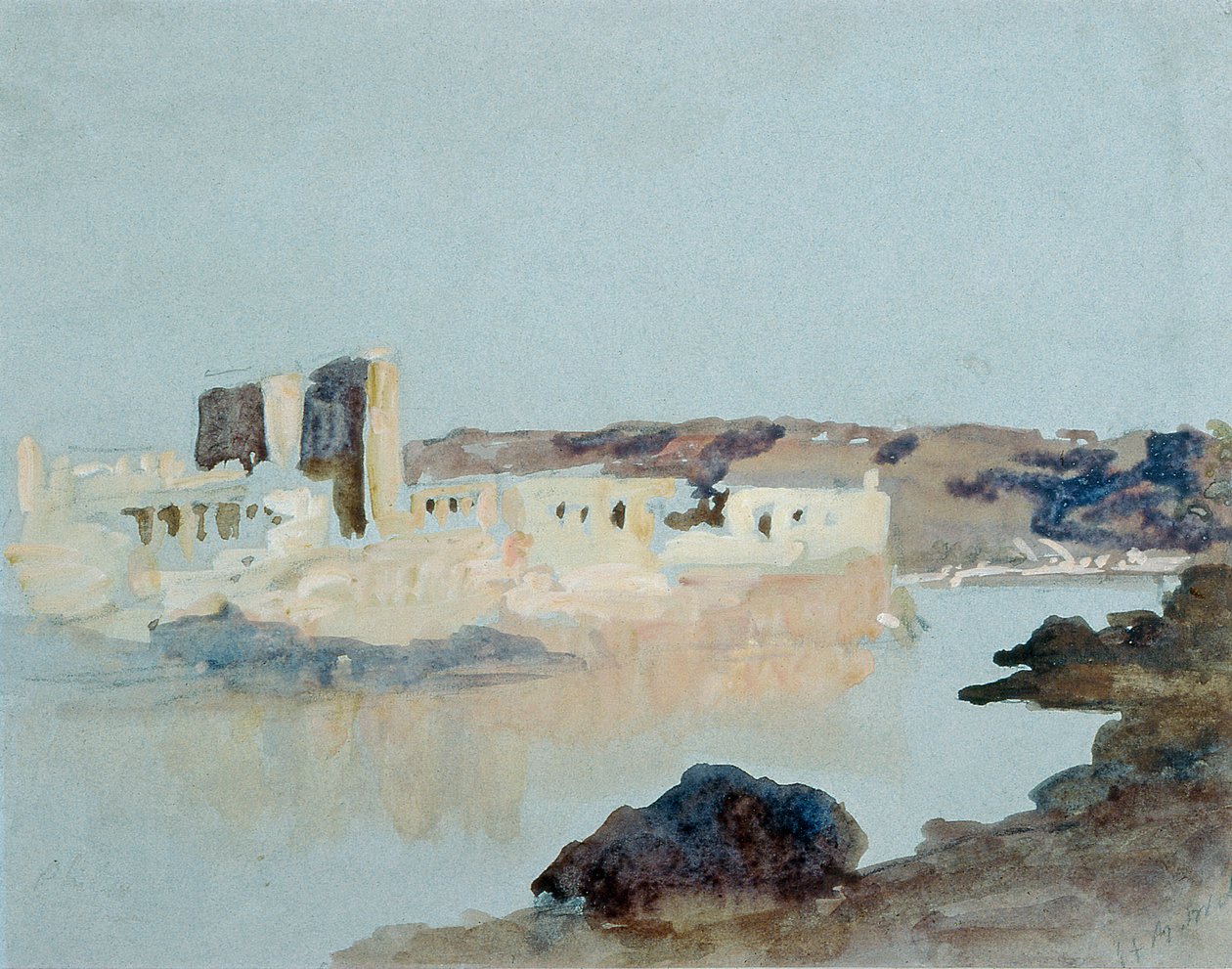 Philae autorstwa Hercules Brabazon Brabazon
