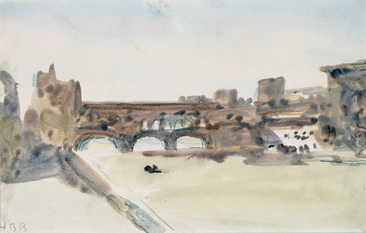 Ponte Vecchio, Florencja autorstwa Hercules Brabazon Brabazon