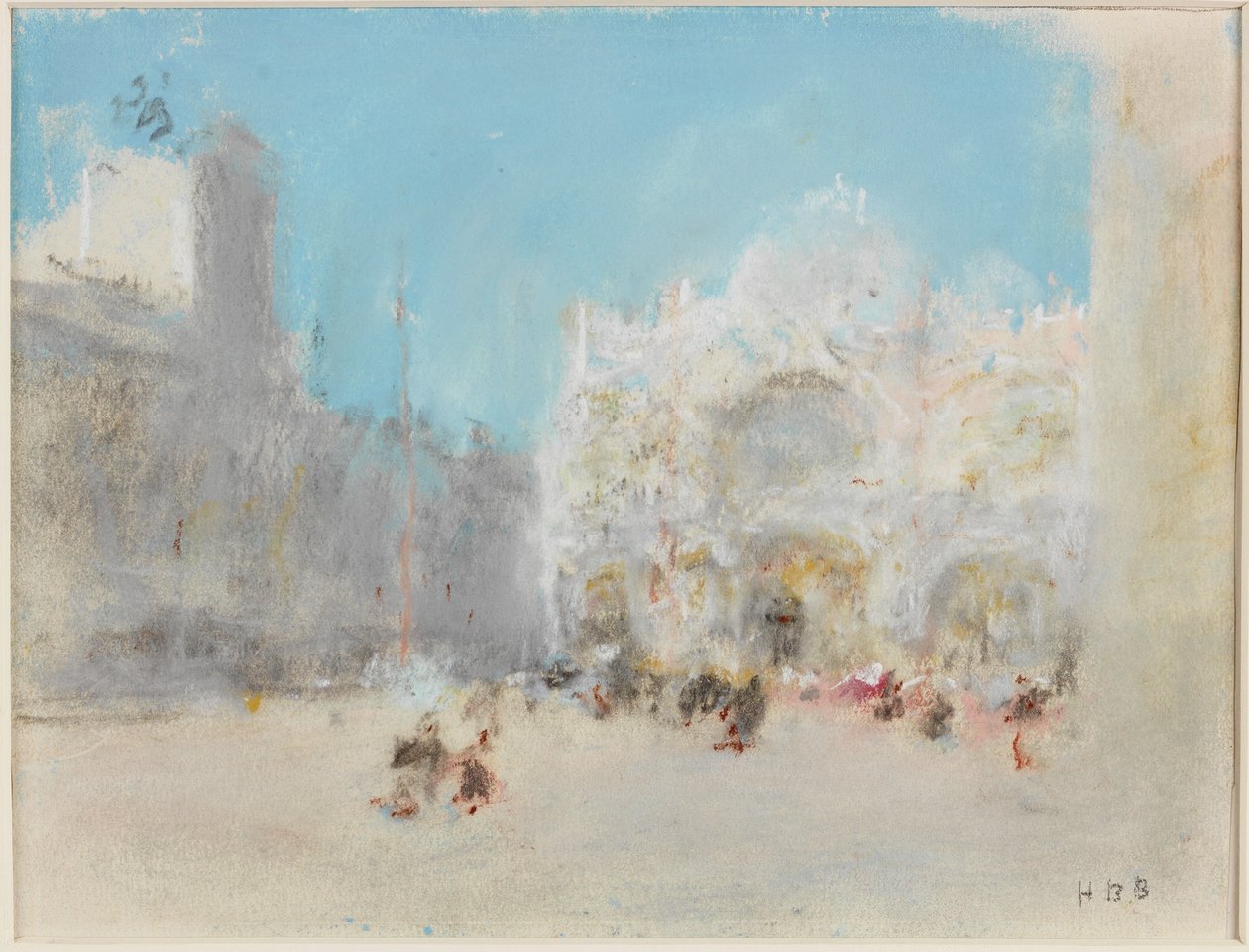 Marka, Wenecja (pastel na papierze, na karcie) autorstwa Hercules Brabazon Brabazon