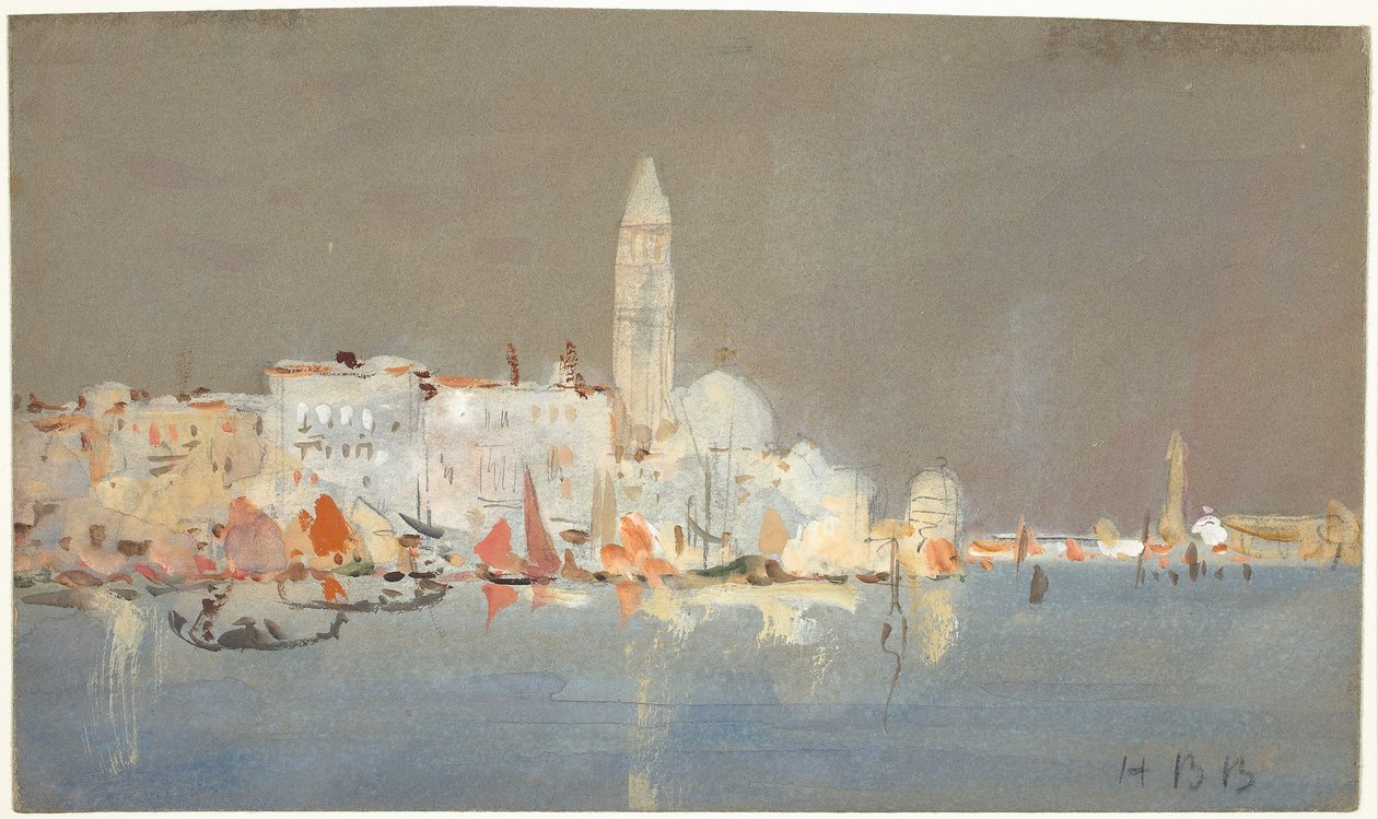 Weneckie Capriccio z Campanile autorstwa Hercules Brabazon Brabazon