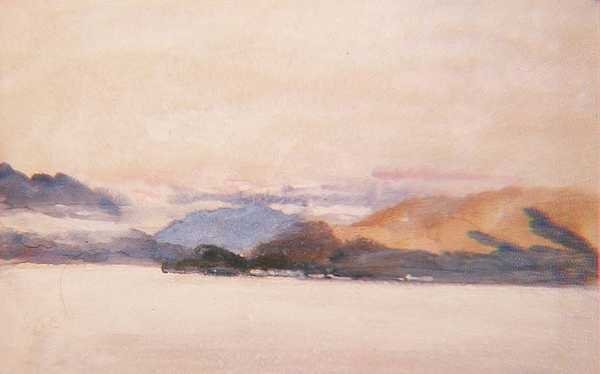 Widok na jezioro Como autorstwa Hercules Brabazon Brabazon