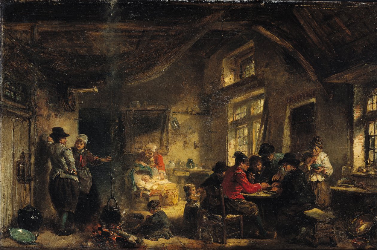 Rybacy z wyspy Marken autorstwa Herman Frederik Carel Tenkate