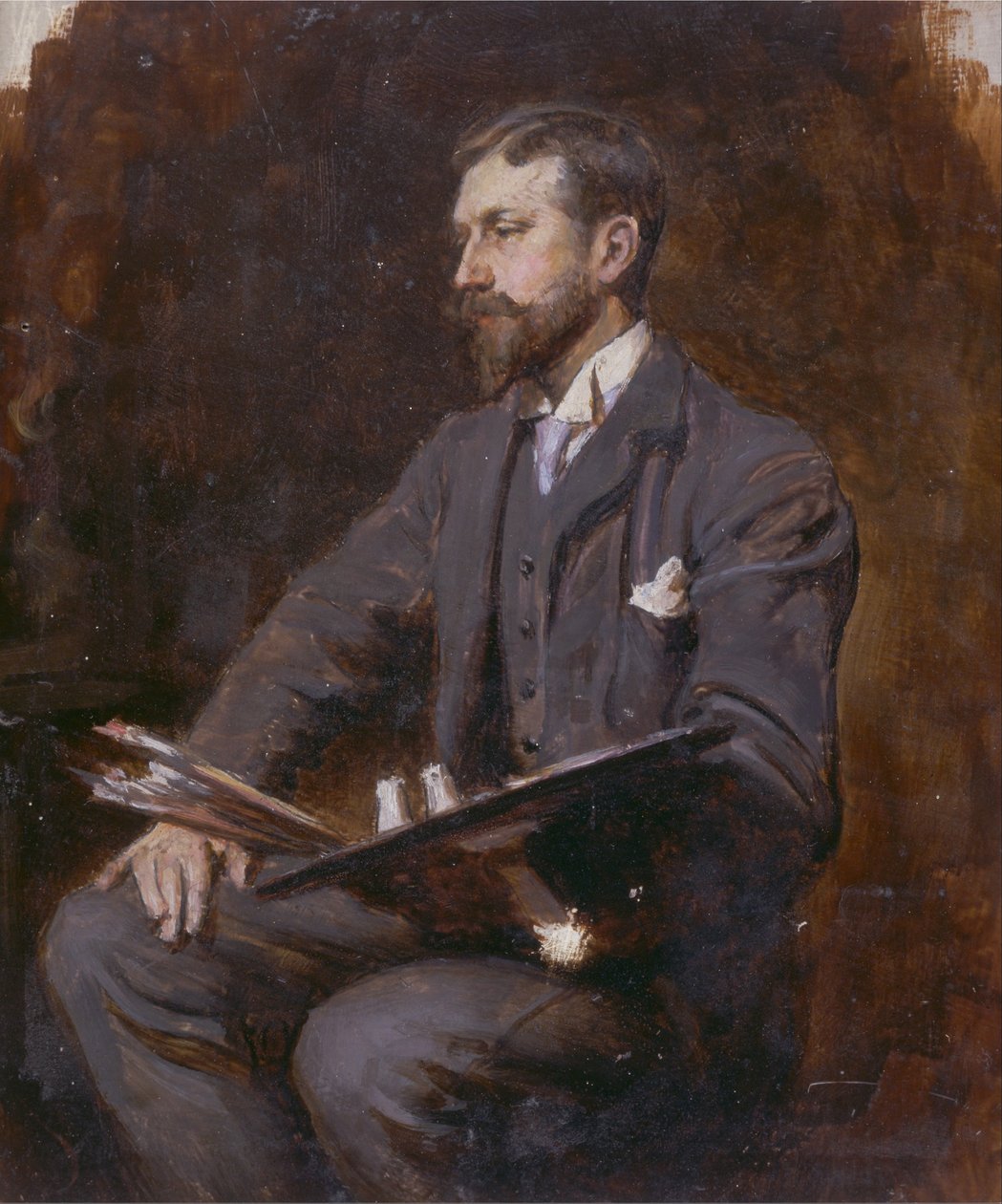 Autoportret autorstwa Herman Gustave Herkomer