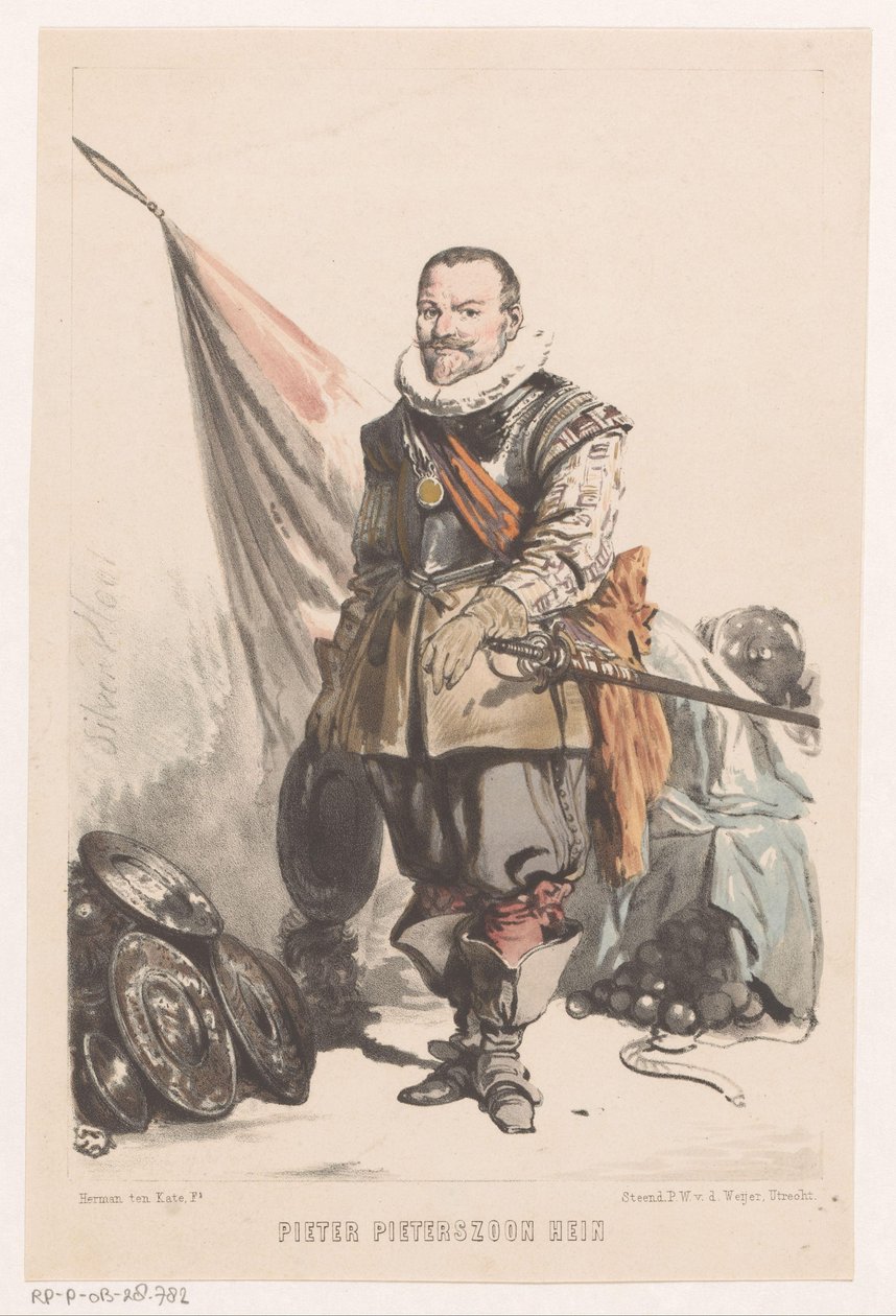 Pieter Pieterszoon Hein (tytuł na obiekcie) autorstwa Herman Frederik Carel ten Kate
