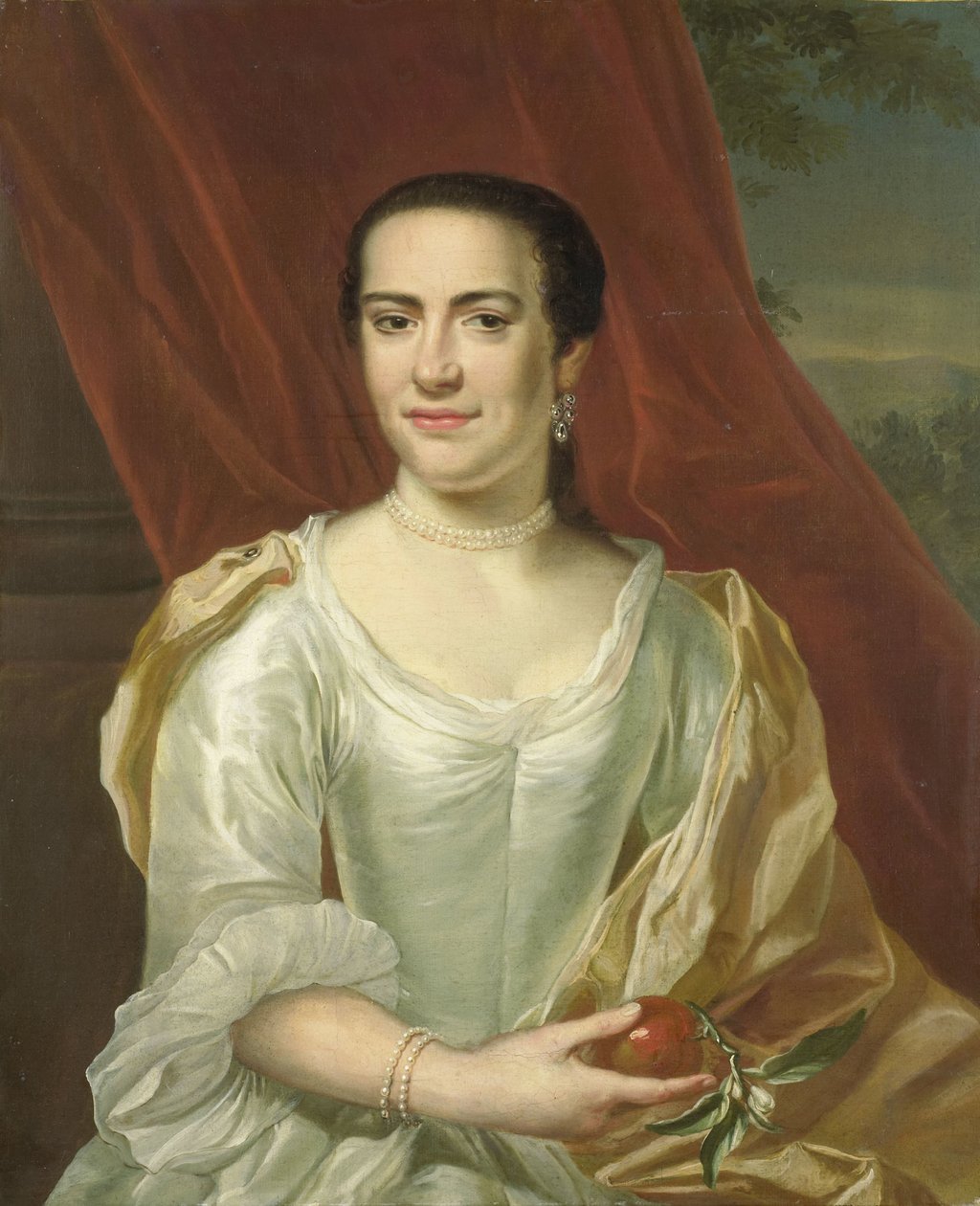 Margaretha Leuveling (1738-83), żona Justusa Tjeenk autorstwa Herman Frederik van Hengel