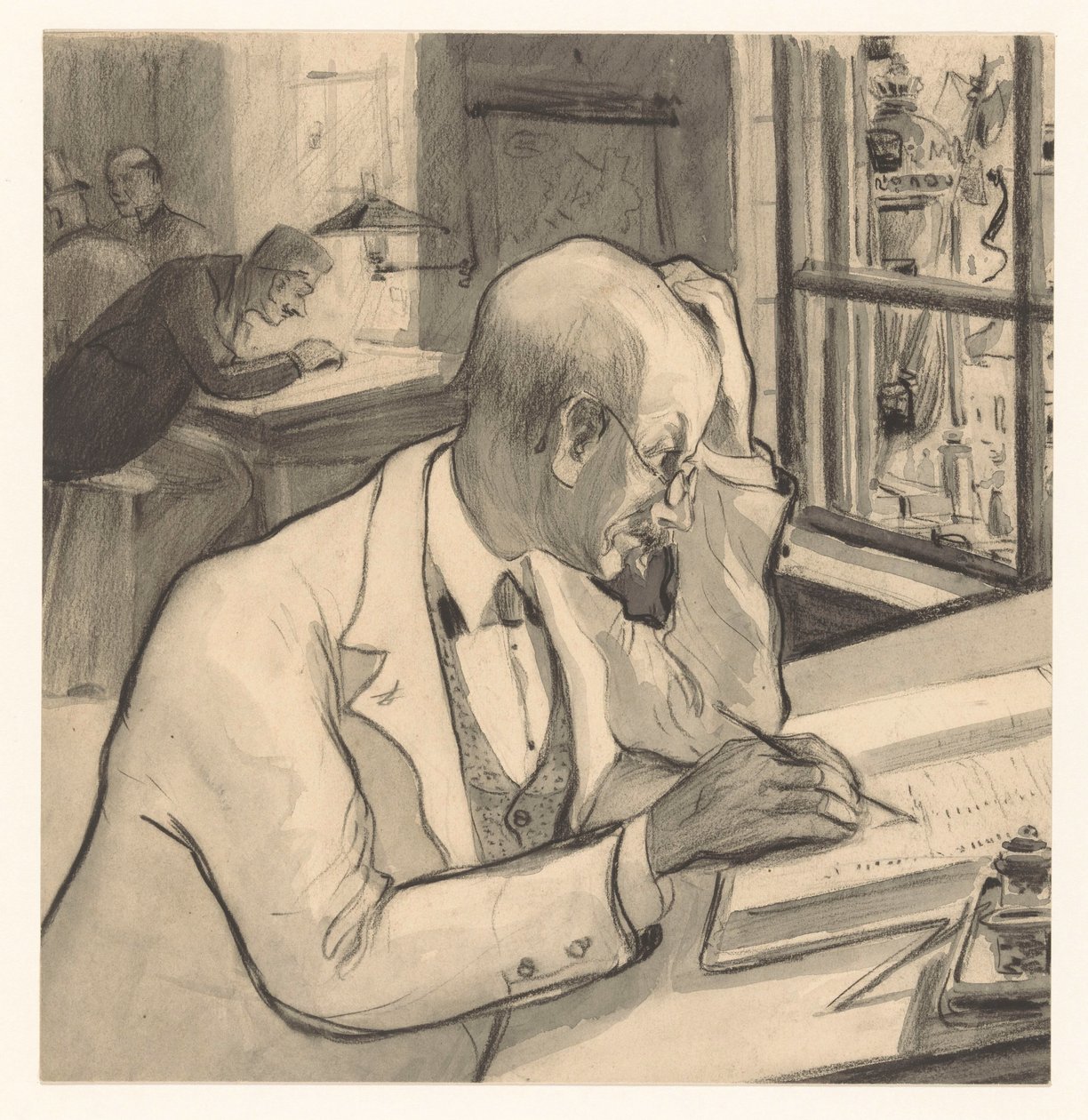Pracownik biurowy autorstwa Herman Heijenbrock (possibly)