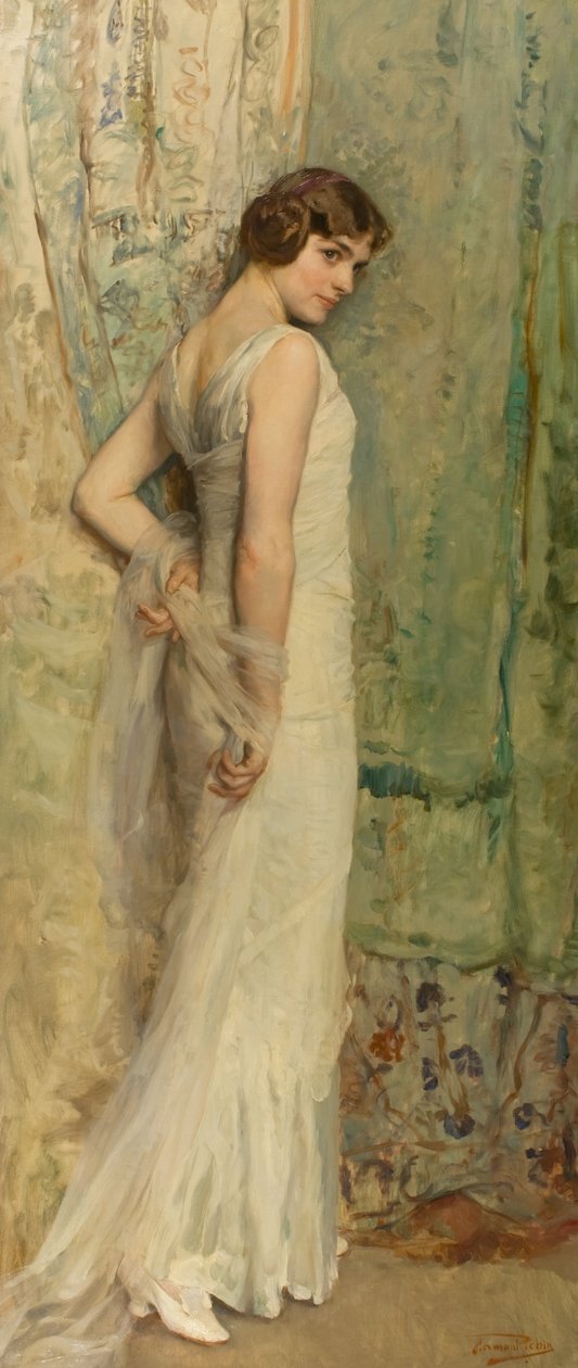 Młodość, ok. 1920 (olej na płótnie) autorstwa Herman Richir