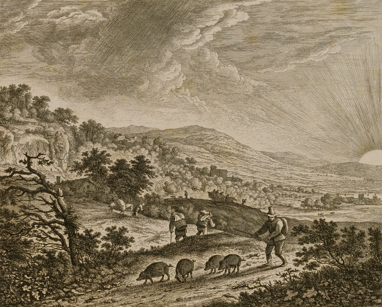 Le Porcher autorstwa Herman Saftleven