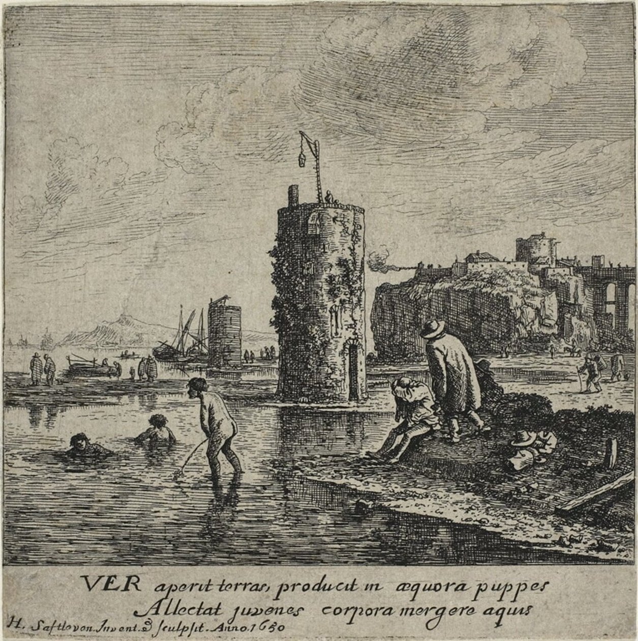 Wiosna autorstwa Herman Saftleven