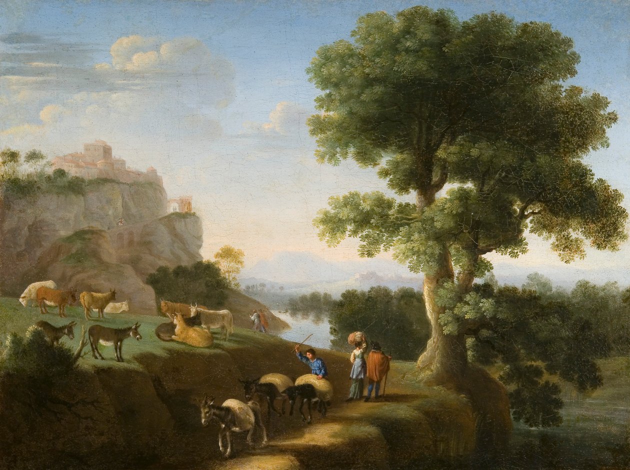 „Krajobraz”, 1620-1655 autorstwa Herman van Swanevelt