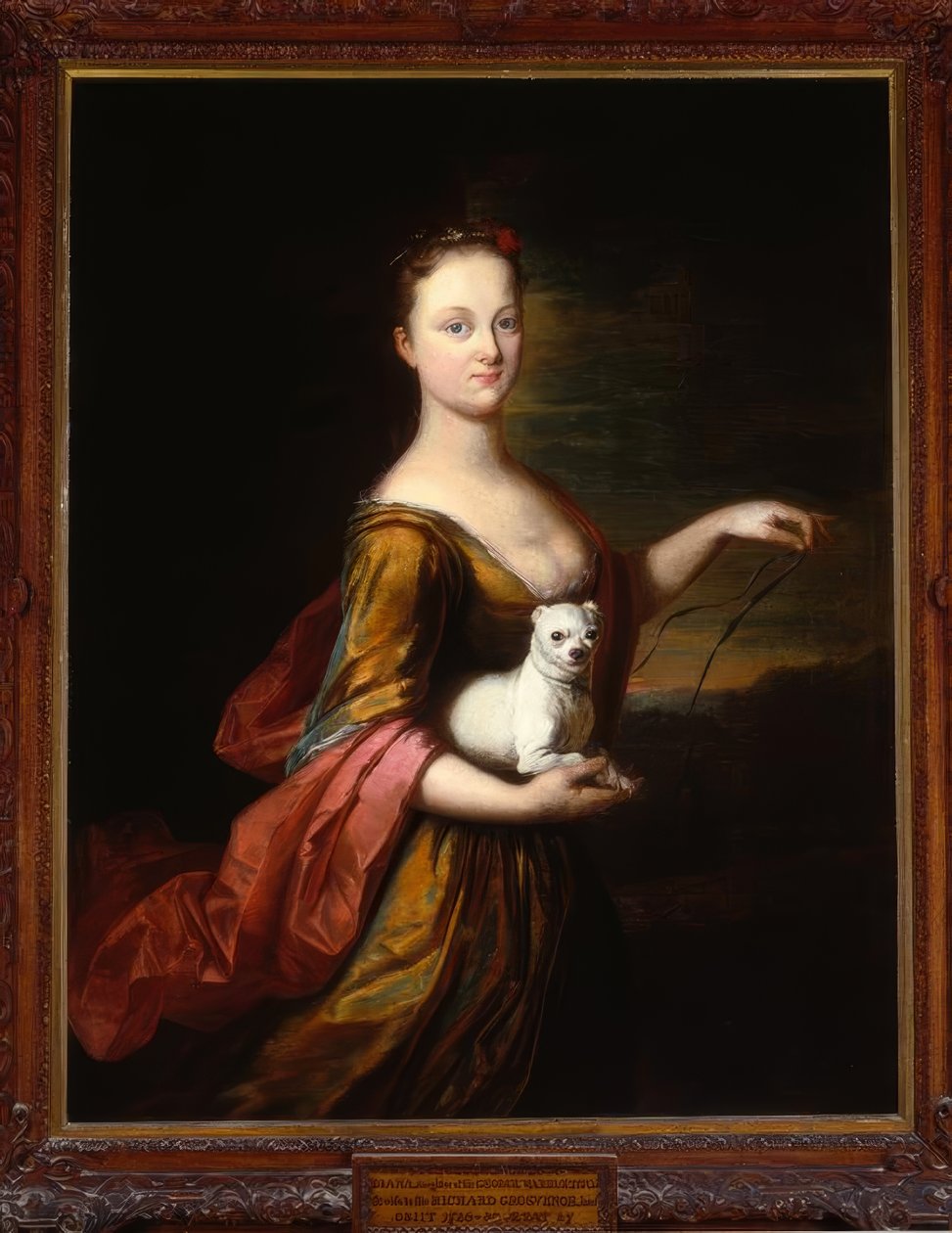 H.v.d. Kopalnia, Image Diana Warburton, Lady Grosvenor / Gem. autorstwa Herman van der Mijn