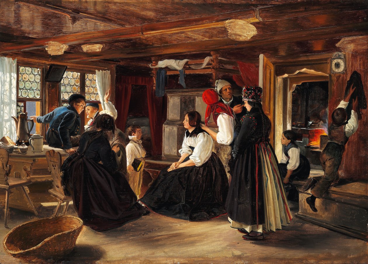 Przygotowania do ślubu autorstwa Hermann Sondermann