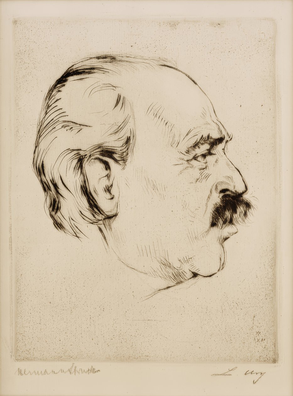 Portret Małego Ury autorstwa Hermann Struck