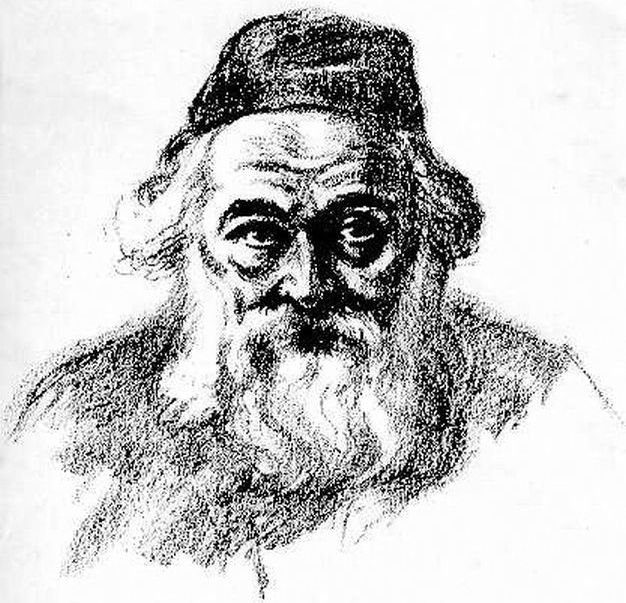 nRabbi chajim SoloweitschikDer Brisker Rawn autorstwa Hermann Struck