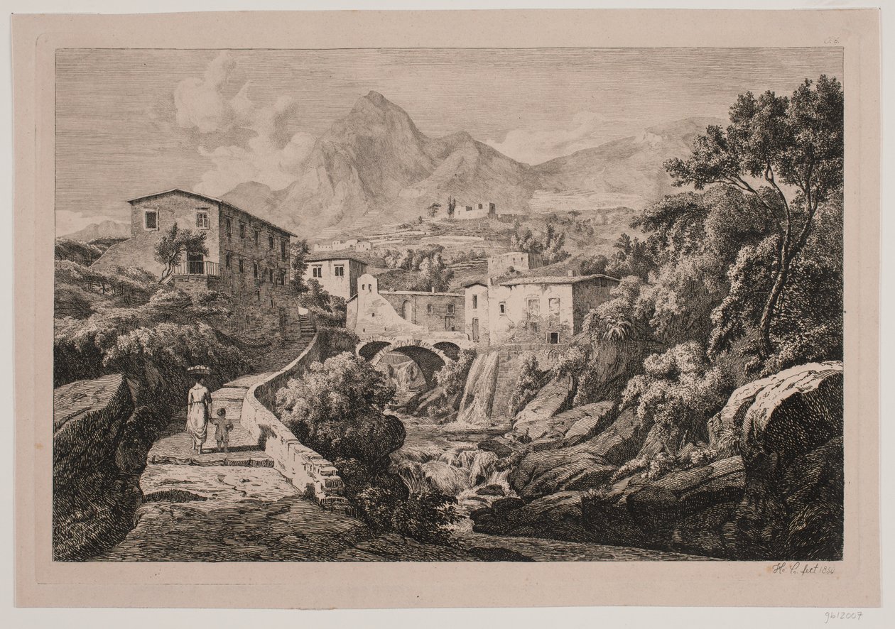 Staw młyński w Amalfi autorstwa Hermann Carmiencke