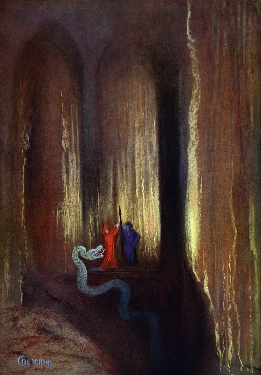 Ciemna Jaskinia, 1906 autorstwa Hermann Hendrich