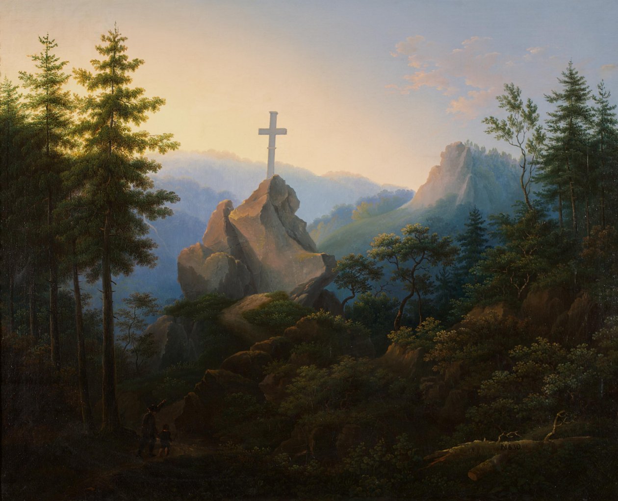 Ilsenstein u podnóża Brocken w górach Harz autorstwa Hermann Josef Neefe