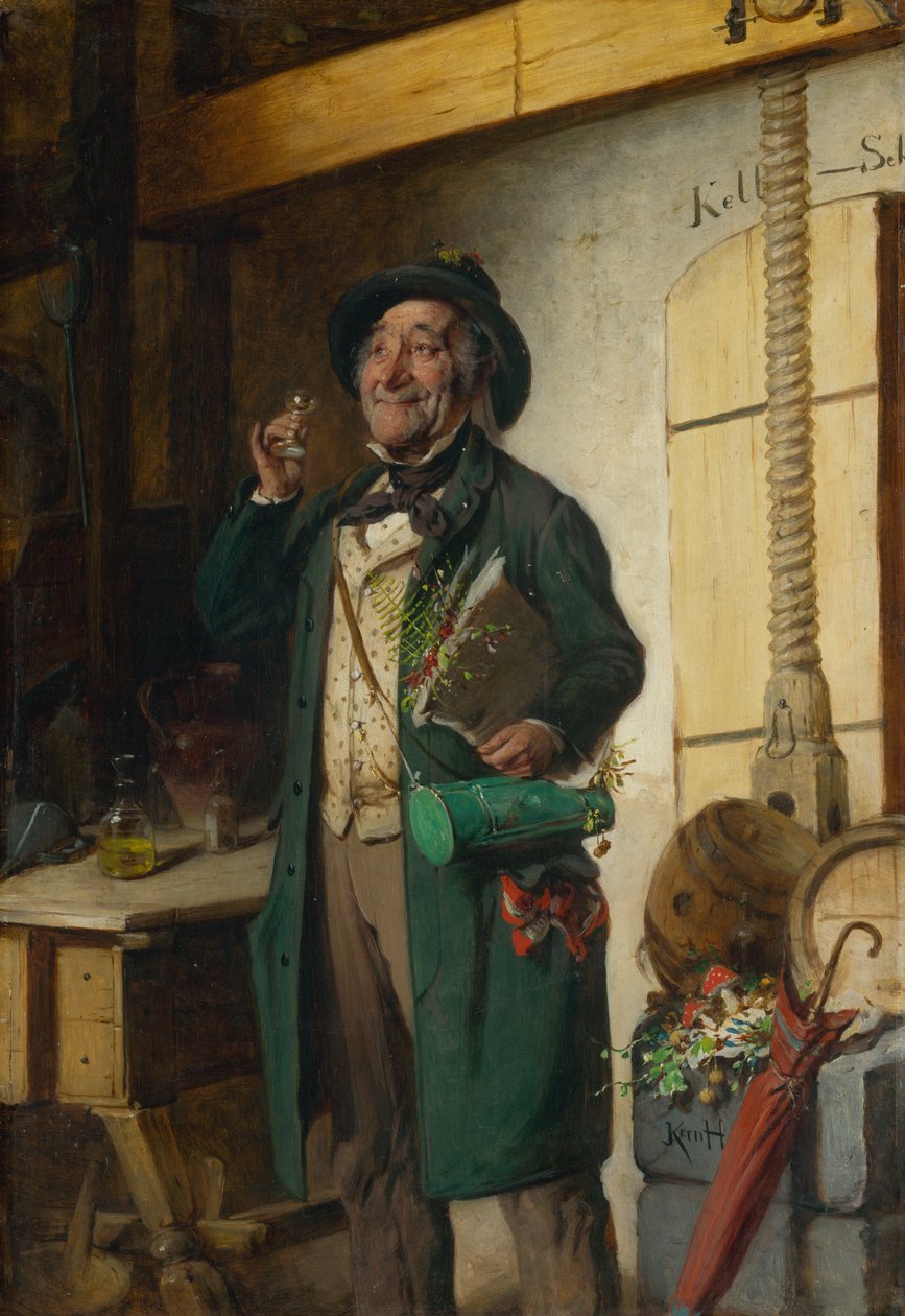 Kwiat najdroższy botanikom, 1870. autorstwa Hermann Kern
