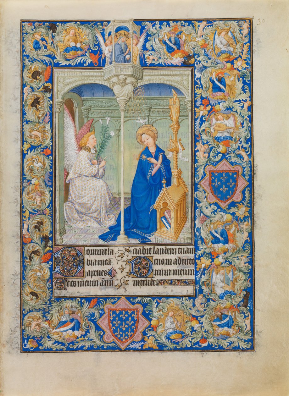 Belles Heures Jeana de France, księcia Berry, 1405-14081409 autorstwa Hermann Limbourg