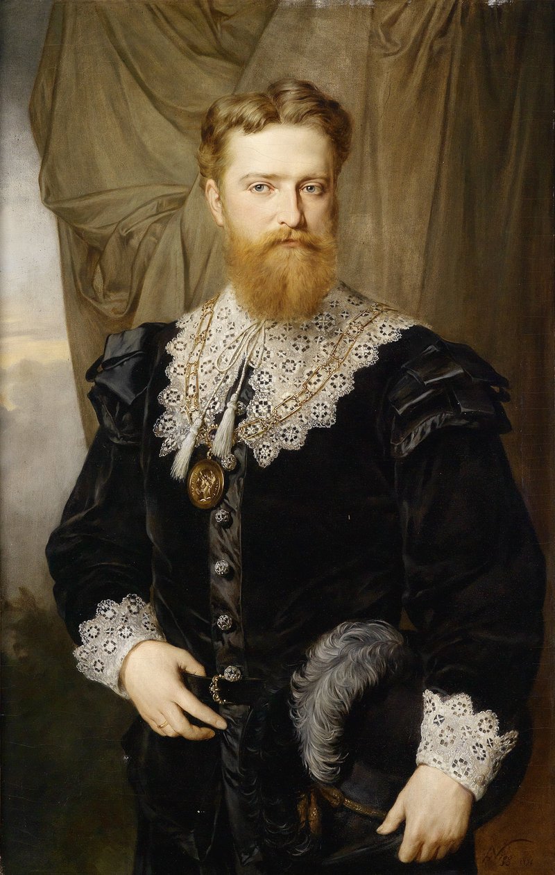Portret Karla Luegera 1844-1910 w historycznym stroju, 1876 autorstwa Hermann Nigg