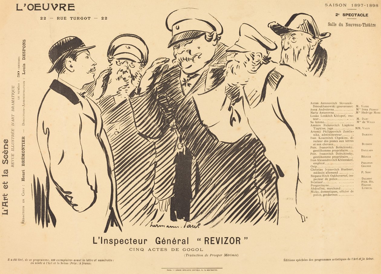 Generalny Inspektor Rewizor autorstwa Hermann Paul
