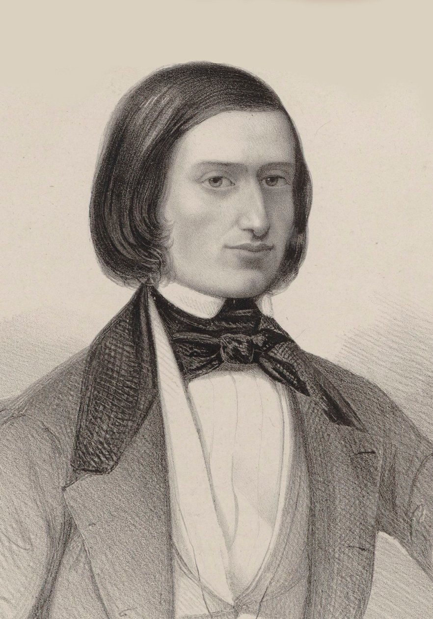 Portret Jacquesa Offenbacha 1819-1880, 1846. autorstwa Hermann Raunheim