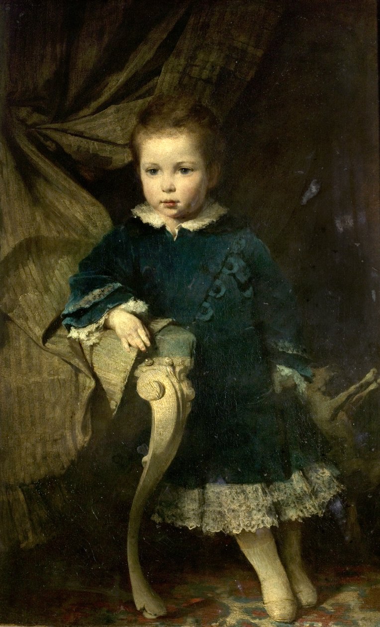 Portret dziecka, 1874 autorstwa Hermann Schneider
