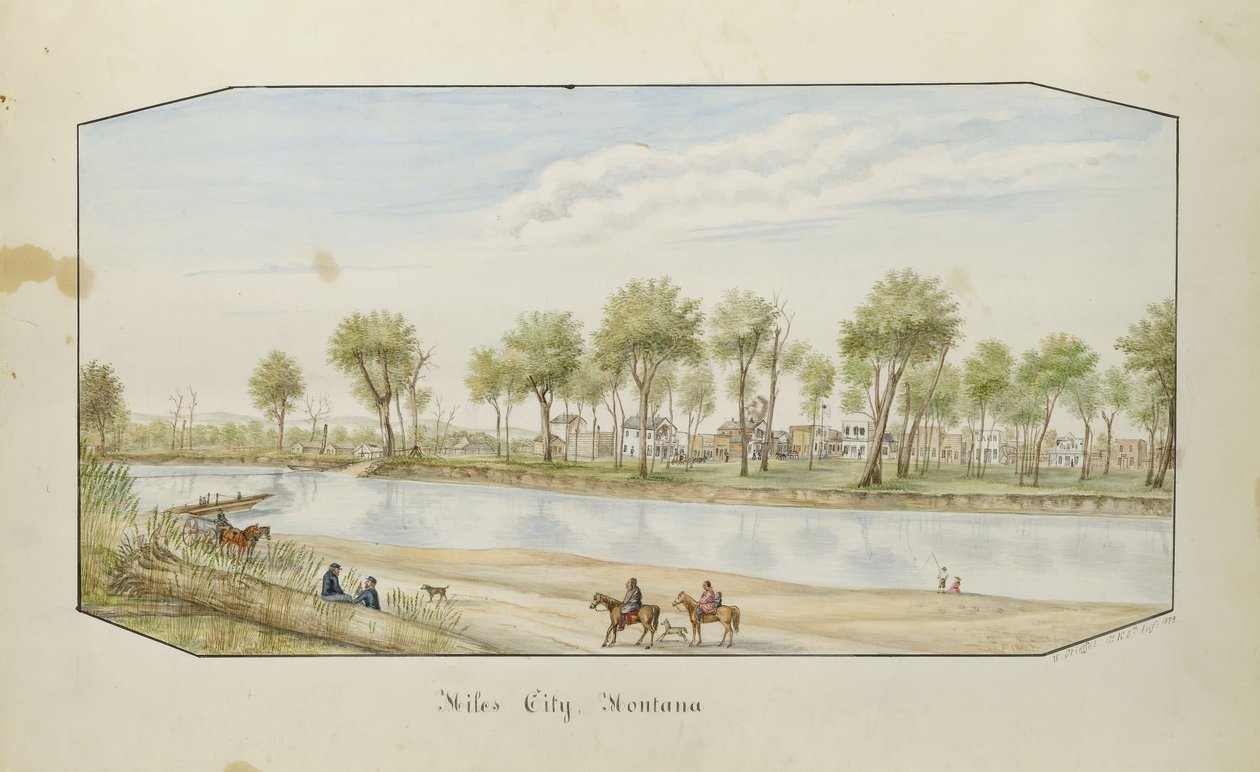 Miles City, Montana autorstwa Hermann Stieffel