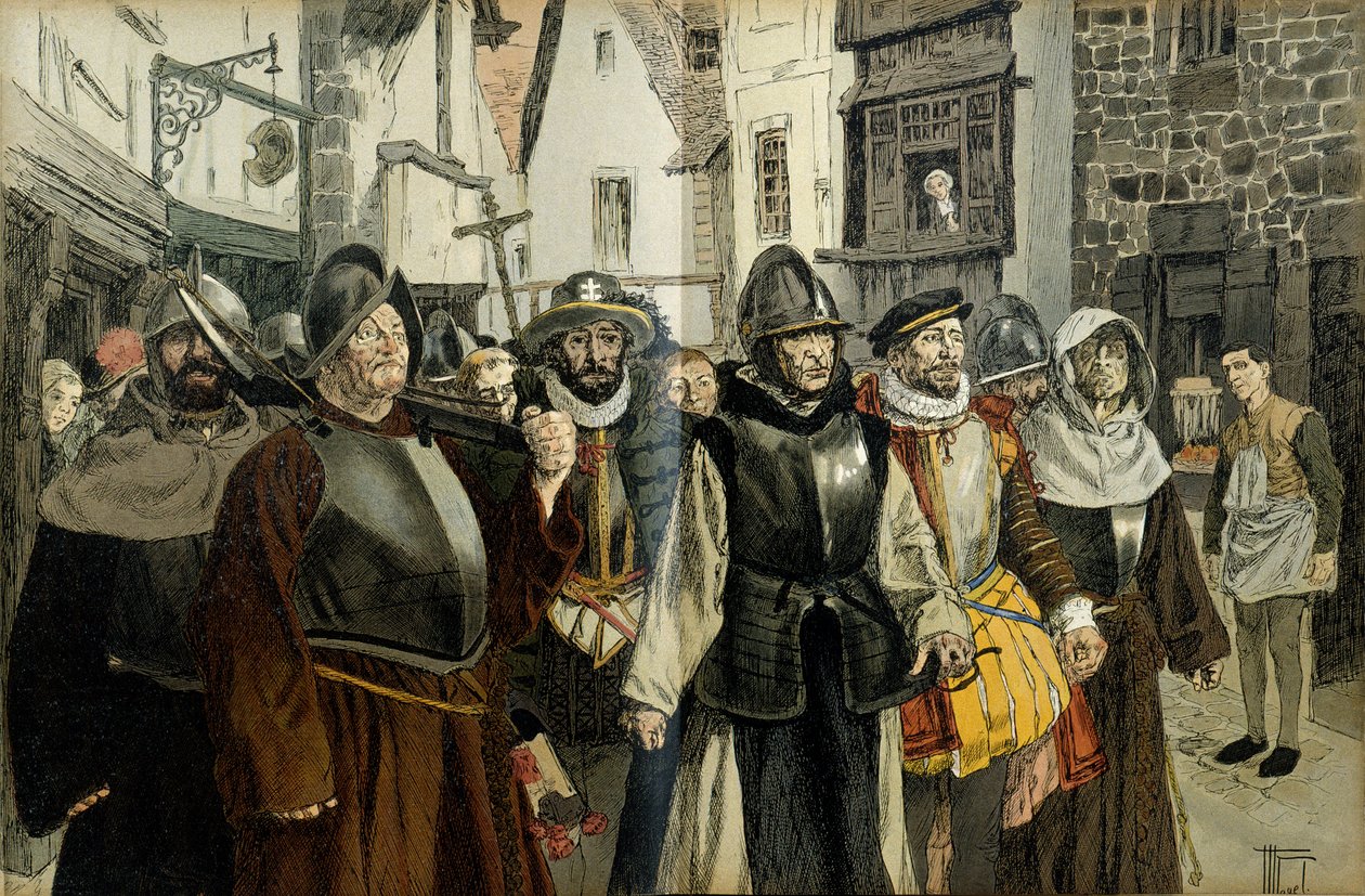Procesja ligowa w Paryżu autorstwa Hermann Vogel
