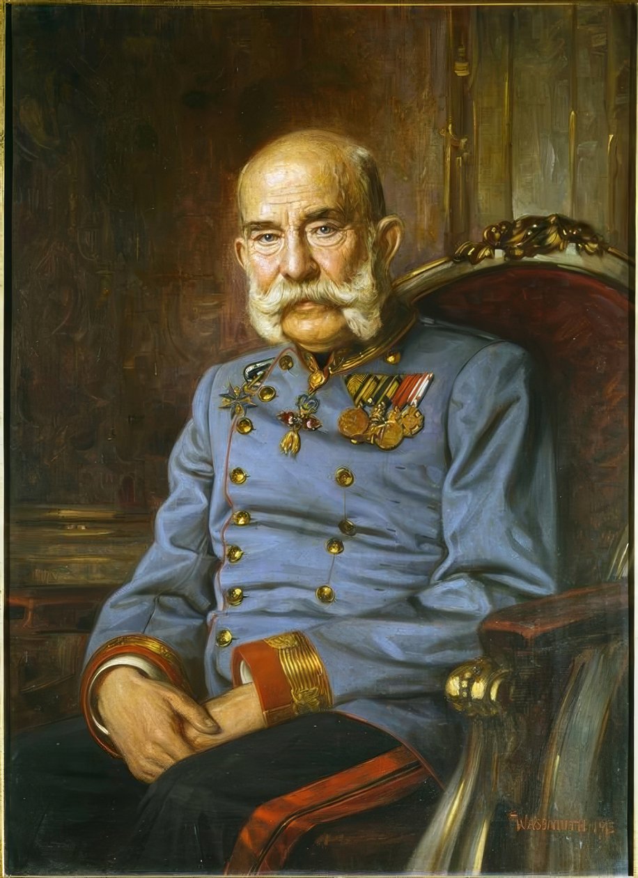 Kaiser Franciszek Józef autorstwa Hermann Waßmuth