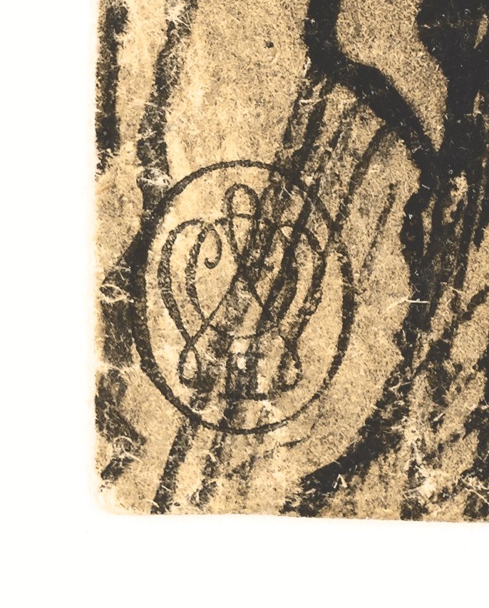 Złożenie do grobu Chrystusa (recto); Krajobraz z miastem nad rzeką (verso) autorstwa Hermann Weyer