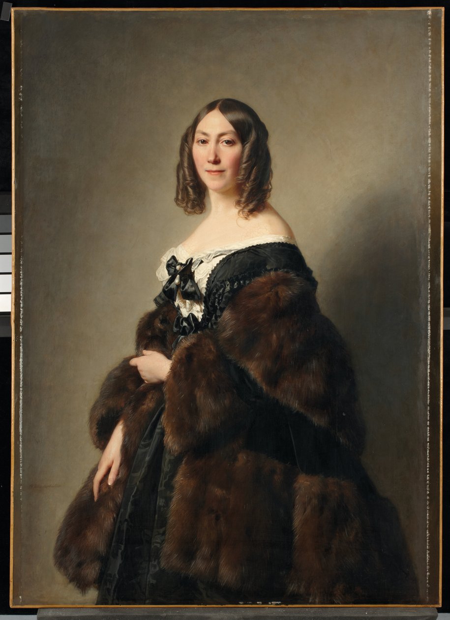 Portret Cécile Charlotte Furtado-Heine (olej na płótnie) autorstwa Hermann Winterhalter