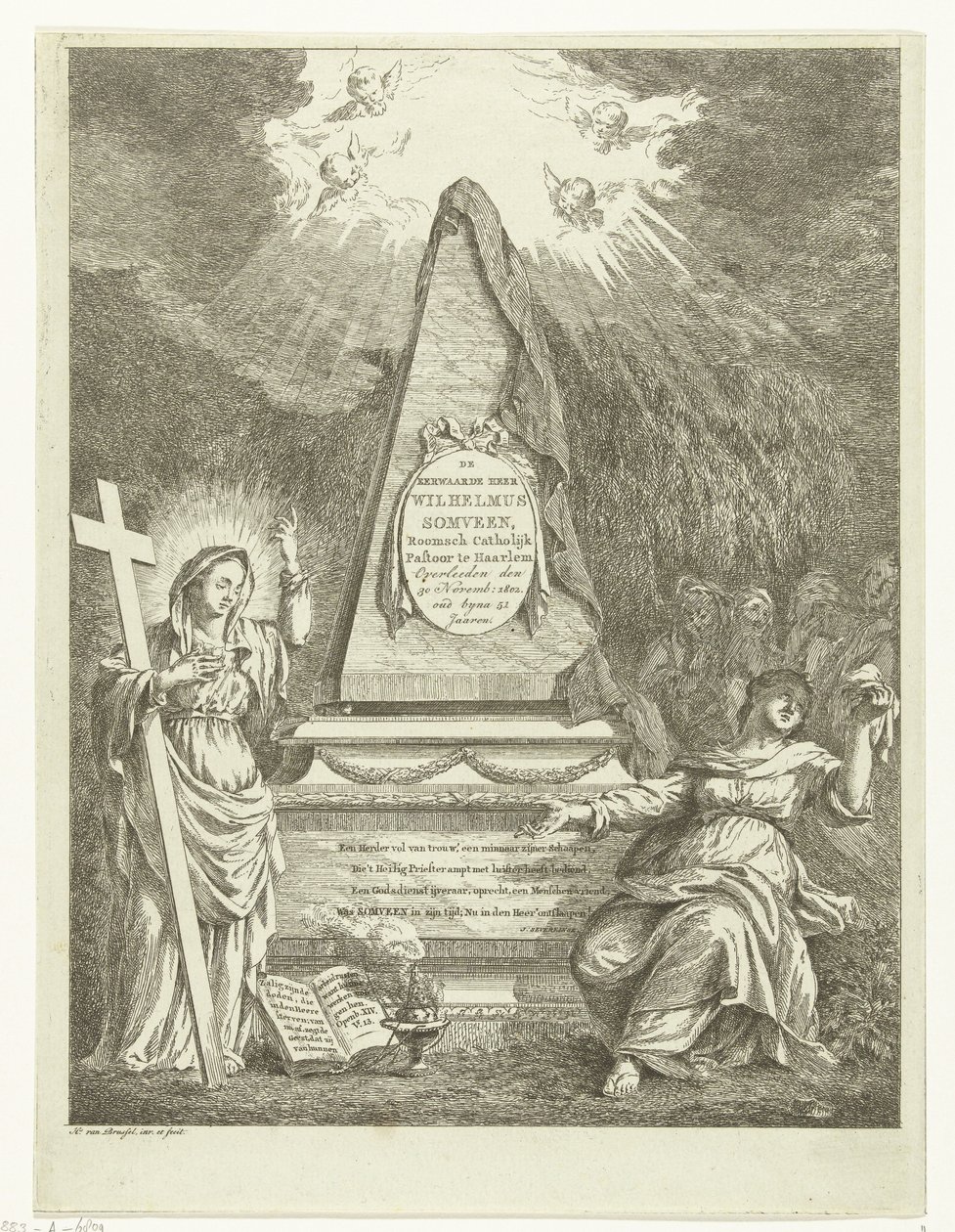 Pomnik Wilhelmusa Somveena autorstwa Hermanus van Brussel