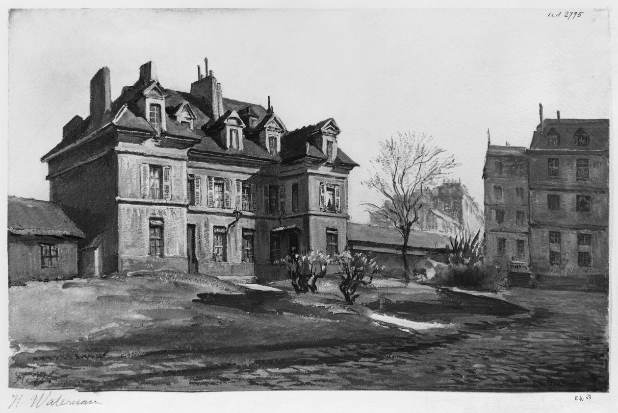 Widok na Maternite Port-Royal, 1905 autorstwa Herminie Waterneau